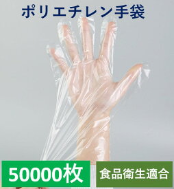 【100枚×500冊】ポリエチレン手袋 PE手袋 食品衛生適合 透明 使い捨て手袋 フリーサイズ　激安 10,000枚　医療用 食品用 介護用 作業用手袋 キッチン用 業務用　大口注文