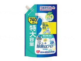 ヘルパータスケ ラクハピアルコール除菌EXワイド ツメカエ/本/740ml トイレ