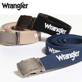 大きいサイズ メンズ wrangler ラングラー ロゴプリント 無段階 ガチャベルト GIベルト ガチャベルト 布ベルト ストリート アメカジ カジュアル BTLWR7004