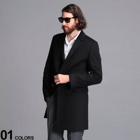 HUGOBOSS ヒューゴボス カシミヤ100％ 無地 シングル チェスターコート ブランド メンズ 男性 アウター コート テーラード 秋 冬 カシミヤ カシミア ビジネス フォーマル HBMIGOR10101589