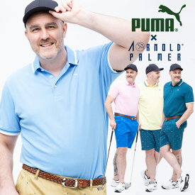 プーマ ゴルフ 半袖 ポロシャツ 大きいサイズ メンズ ライン SIGNATURE TIPPED POLO スポーツ ピンク イエロー サックス グリーン 1XL 2XL 3XL PUMA 23SSBTS