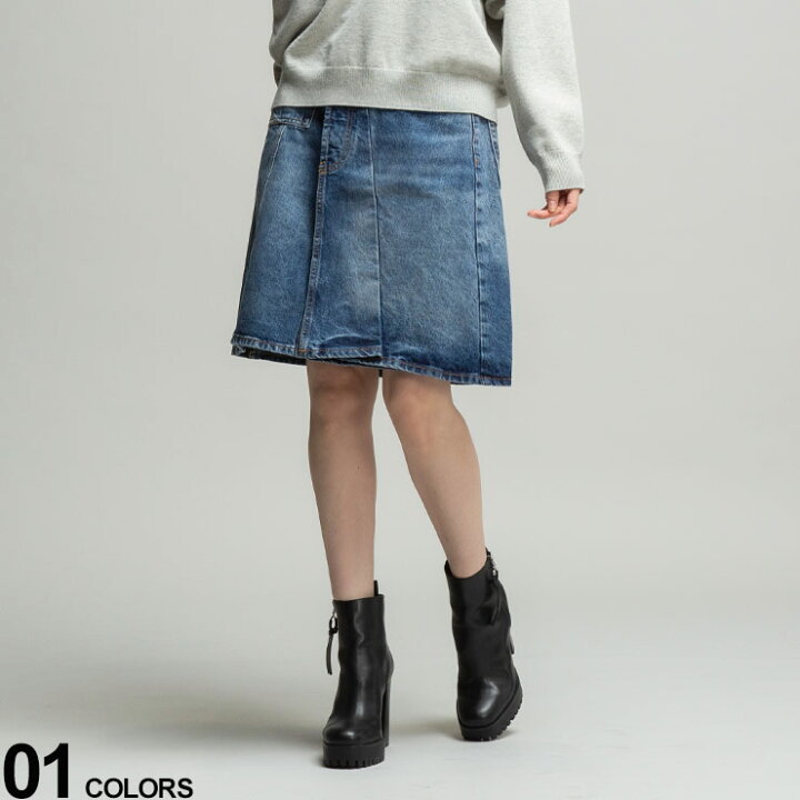 楽天市場 Diesel ディーゼル アシンメトリー デザイン デニムスカート De Toby Sp ブランド レディース ボトムス スカート Aライン デニム Dsla046kdau 大きいサイズのサカゼン