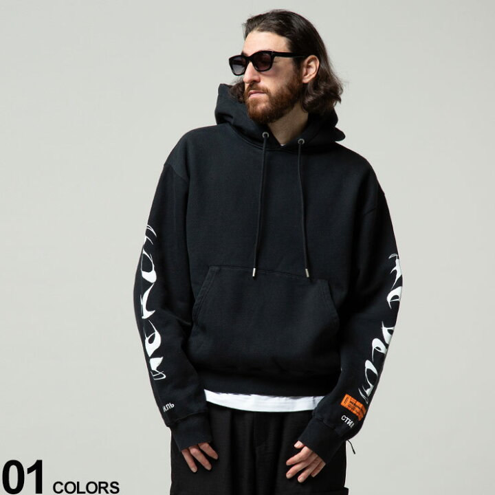 楽天市場 Heron Preston ヘロンプレストン 裏起毛 プルオーバー パーカー Hp Brushブランド メンズ 男性 トップス パーカー 長袖 プリント Hpbb17f21jer004 大きいサイズのサカゼン