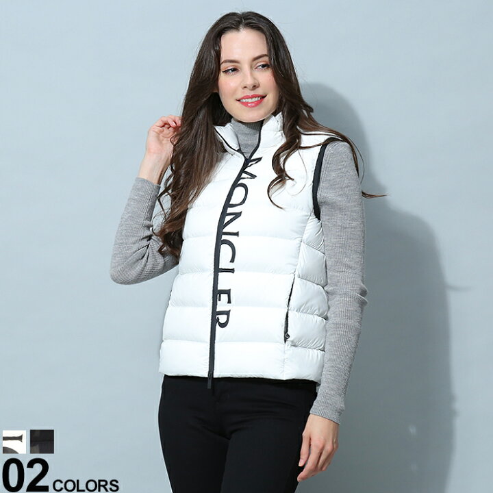 楽天市場】MONCLER モンクレール ハーフロゴ フルジップ ダウン 