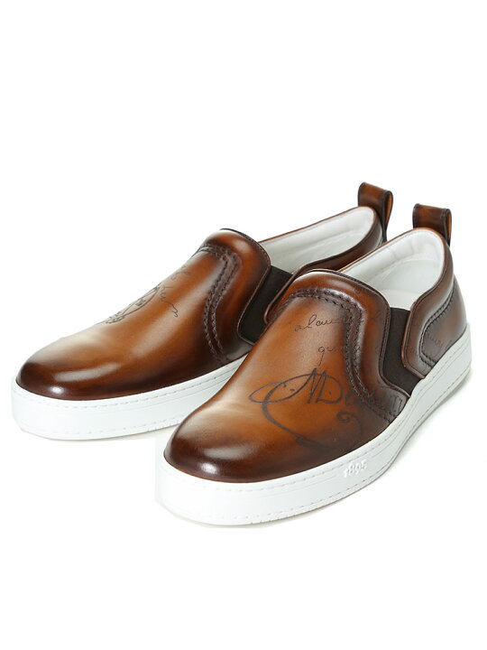 947美品✨BERLUTI プレイタイム スクリットレザー スリッポン 