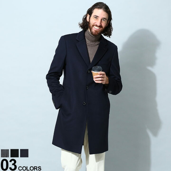楽天市場】HUGO BOSS ヒューゴボス カシミヤ混 シングル チェスター  