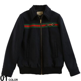 GUCCI グッチ ウール混 フルジップ ボンバージャケット ブランド キッズ 子供服 アウター ジャケット ブルゾン GCK692699XWATP