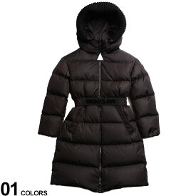 エントリーでさらにポイント+4倍 MONCLER モンクレール フード ベルト フルジップ ダウンコート Chalain ブランド キッズ 子供服 アウター 女子 ジャケット コート MCGCHALAIN