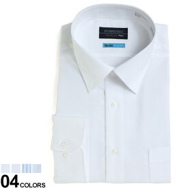 HYBRIDBIZ ハイブリッドビズ 超形態安定 Re-Set 綿100％ ワイドカラー 長袖 ワイシャツ BASIC BODY メンズ ビジネス 紳士 シャツ ワイシャツ Yシャツ イージーケア KBM31710R