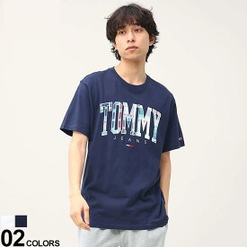 エントリーでさらにポイント+4倍 トミージーンズ Tシャツ TOMMY JEANS 半袖Tシャツ チェックロゴ クルーネック 半袖 Tシャツ CLSC TARTAN TOMMY TEE DM0DM15666メンズ 男性 トップス シャツ Tシャツ クルー 半袖 春 夏