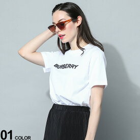 BURBERRY バーバリー ロゴプリント コットン 半袖 Tシャツ ブランド レディース トップス Tシャツ 半袖 シャツ BBL8056724