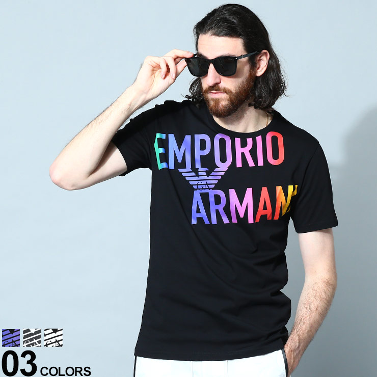 エンポリオアルマーニ(EMPORIO ARMANI) 半ソデ メンズTシャツ