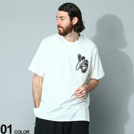 Y-3 ワイスリー ロゴプリント クルーネック ルーズ 半袖 Tシャツ BRUSH GFX SS T ブランド メンズ 男性 トップス Tシャツ 半袖 シャツ Y3IM1791