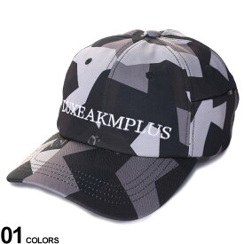 LUXEAKMPLUS リュクスエイケイエムプラス ロゴ刺繍 迷彩柄 キャップ ブランド メンズ 男性 帽子 カモフラ ベースボールキャップ LALAZ23011