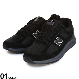 エントリーでさらにポイント+4倍 大きいサイズ メンズ new balance ニューバランス スエード メッシュ ローカットスニーカー MW1880 スニーカー ローカット スポーツ MW1880B14E