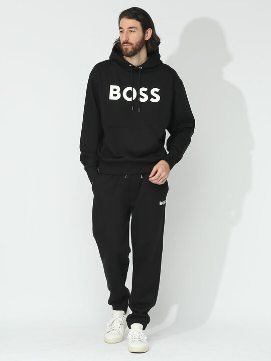 楽天市場】HUGO BOSS ヒューゴボス BIGロゴ プルオーバー パーカー 