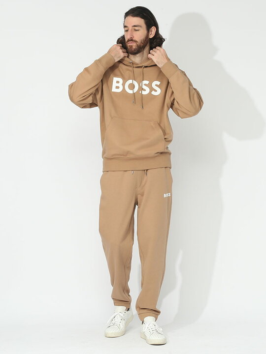楽天市場】HUGO BOSS ヒューゴボス BIGロゴ プルオーバー パーカー 
