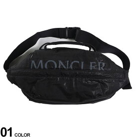 MONCLER モンクレール 撥水 ナイロン ロゴプリント ベルトバッグ ALCHEMY ブランド メンズ 男性 バッグ 鞄 ボディバッグ ウエストポーチ MC5M00004M3409