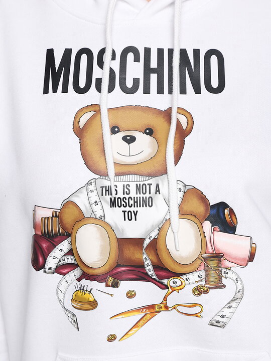 楽天市場】MOSCHINO モスキーノ ベアプリント プルオーバー パーカー 