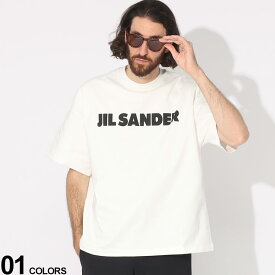 JIL SANDER ジルサンダー フロントロゴ クルーネック 半袖 Tシャツ ブランド メンズ 男性 トップス Tシャツ 半袖 シャツ JLGC0001J45047