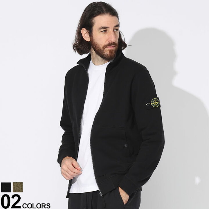 楽天市場】STONE ISLAND ストーンアイランド 袖ロゴ フルジップ 