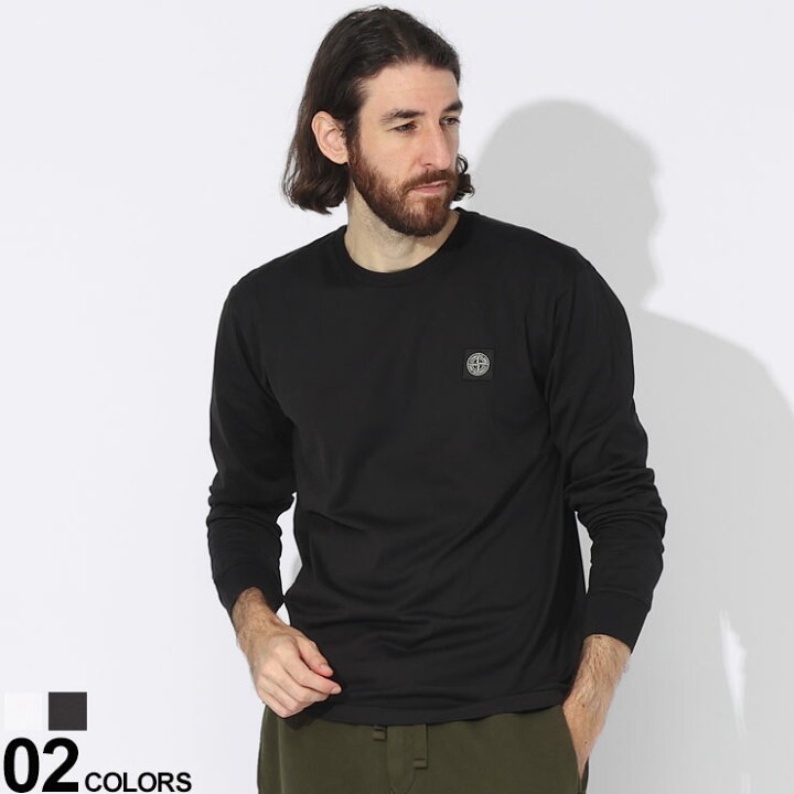 楽天市場】STONE ISLAND ストーンアイランド 胸ロゴ クルーネック 長袖 