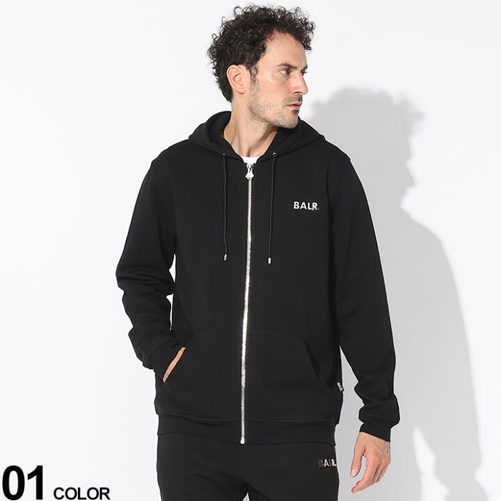 楽天市場】BALR. ボーラー バックプリント フルジップ パーカー Q  