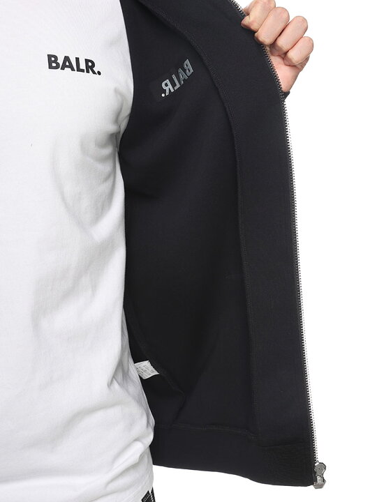 楽天市場】BALR. ボーラー バックプリント フルジップ パーカー Q  