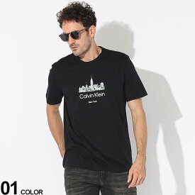 Calvin Klein カルバンクライン NYプリント クルーネック 半袖 Tシャツ ブランド メンズ 男性 トップス Tシャツ 半袖 シャツ CK40HM864