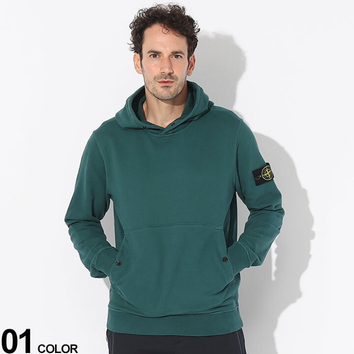 楽天市場】STONE ISLAND ストーンアイランド 無地 ポケット プル  