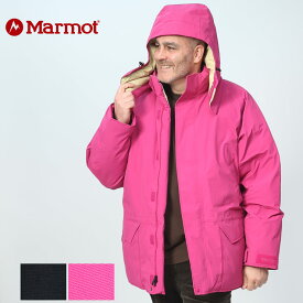 ダウンジャケット 大きいサイズ メンズ GORE-TEX ゴアテックス ブルゾン ダウン ブラック パープル 1XL 2XL Marmot マーモット フード着脱 LL 3L キングサイズ ビックサイズ アウター
