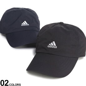 キャップ 大きいサイズ メンズ 吸汗速乾 洗濯機洗い ワンポイント D-CROWN TYPEWRITER CAP 帽子 スポーツ ウォッシャブル ブラック ネイビー adidas アディダス