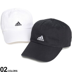 キャップ 大きいサイズ メンズ 吸汗速乾 洗濯機洗い ワンポイント D-CROWN TWILL CAP 帽子 スポーツ ウォッシャブル ホワイト ブラック adidas アディダス