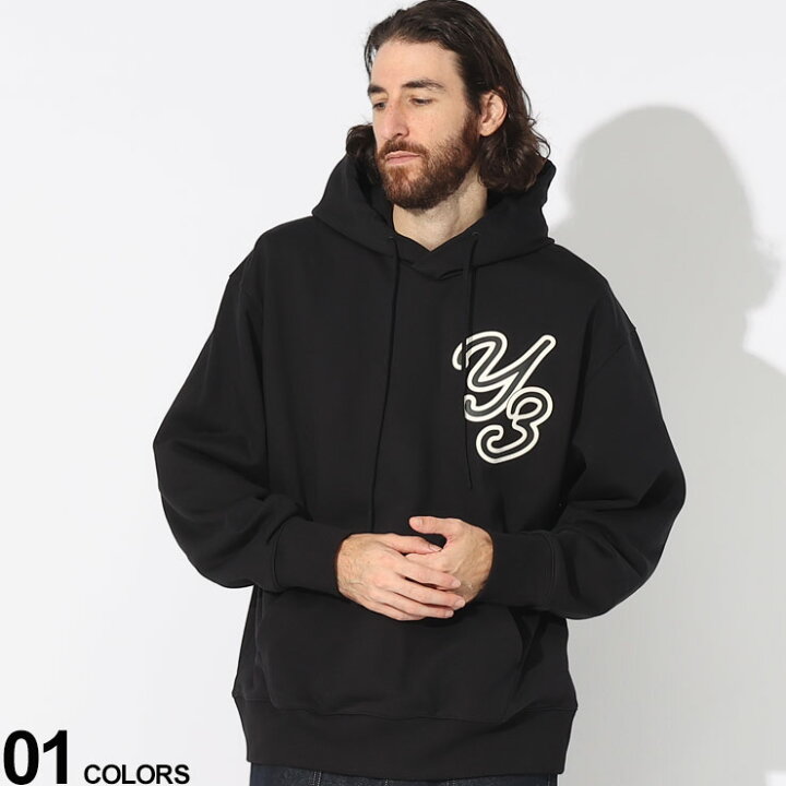 楽天市場】Y-3 ワイスリー BIGロゴ プルオーバー パーカー GFX HOODIE 