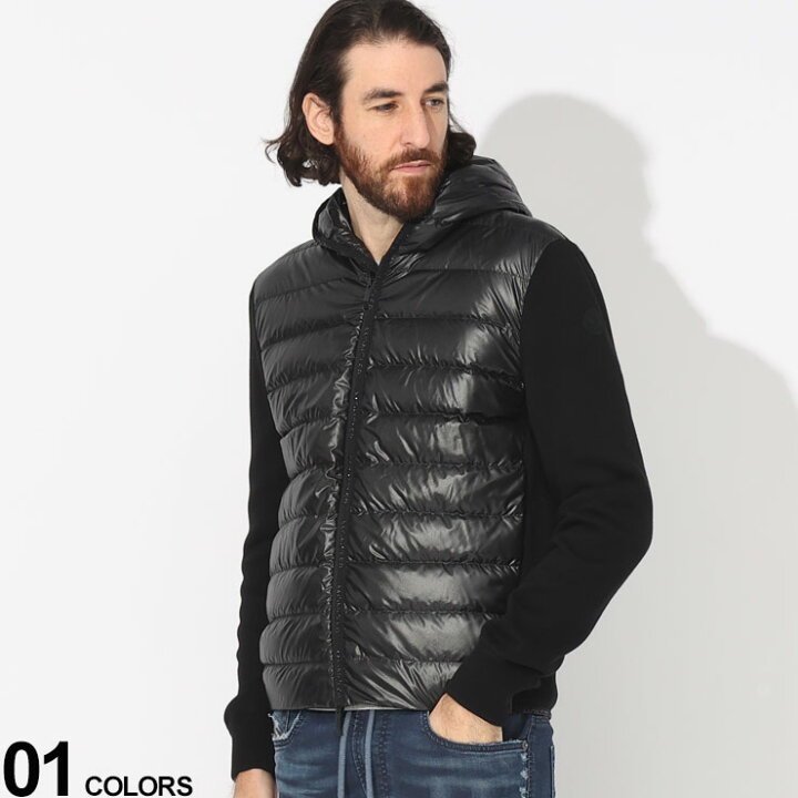 楽天市場】MONCLER モンクレール フロントダウン フルジップ ニット 
