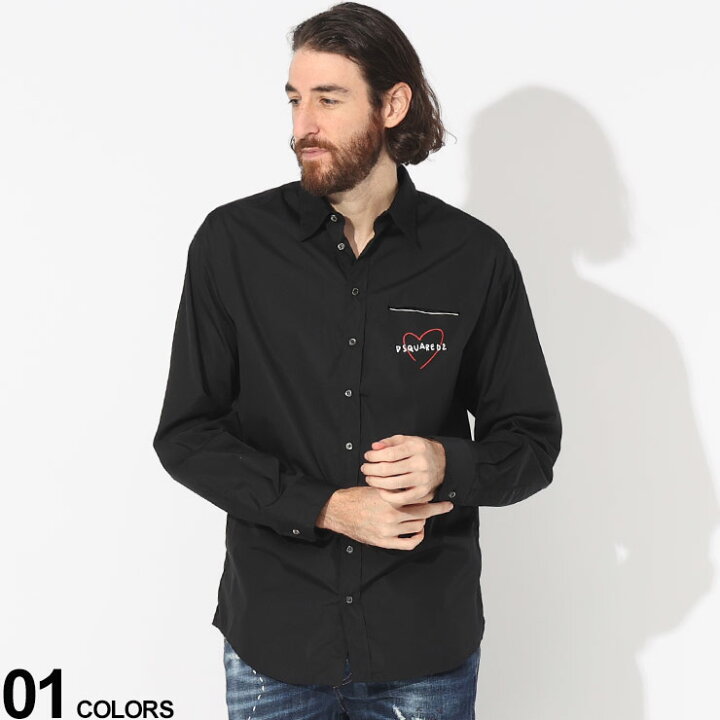 楽天市場】DSQUARED2 ディースクエアード ワンポイントハート 長袖  