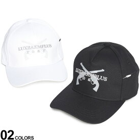 LUXEAKMPLUS リュクスエイケイエムプラス roar 刺繍×プリント キャップ ブランド メンズ 男性 帽子 キャップ ベースボールキャップ LALAZ23026R