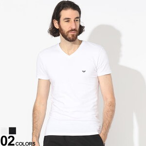 エンポリオアルマーニ(EMPORIO ARMANI) vネック メンズTシャツ 
