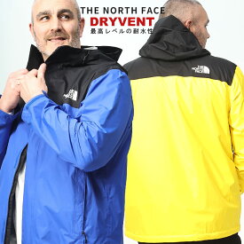 エントリーでさらにポイント+4倍 ベンチャージャケット ノースフェイス THE NORTH FACE 大きいサイズ メンズ ロゴプリント フルジップ DRYVENT VENTURE 2 JKT ブルゾン パーカー 黄色 青 ジャケット ドライベント ブランド