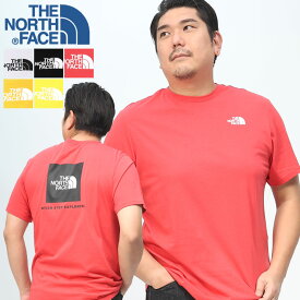 ノースフェイス 半袖 Tシャツ 大きいサイズ メンズ 綿100％ バックBOXロゴ クルーネック RED BOX TEE コットン ホワイト ブラック オレンジ レッド 1XL 2XL THE NORTH FACE