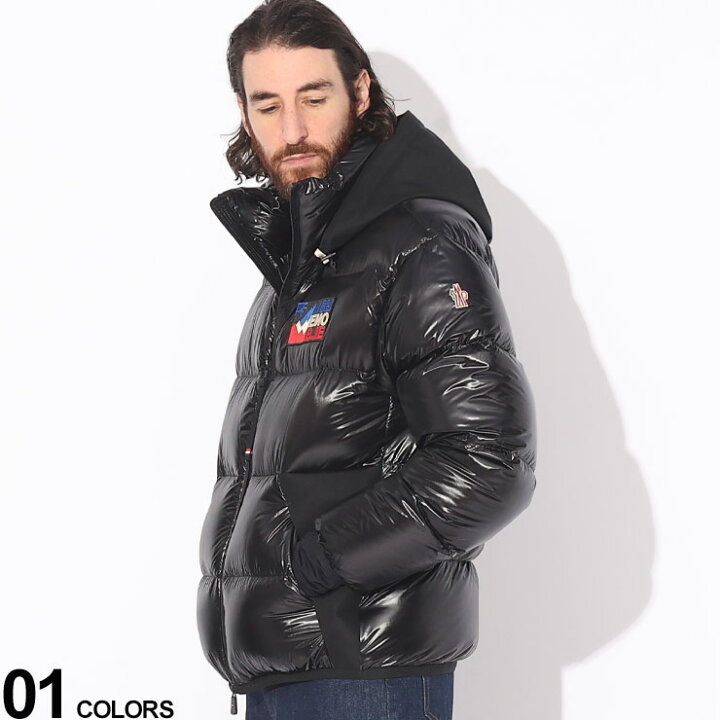 楽天市場】MONCLER (モンクレール) 胸ワッペン フルジップ ダウン 
