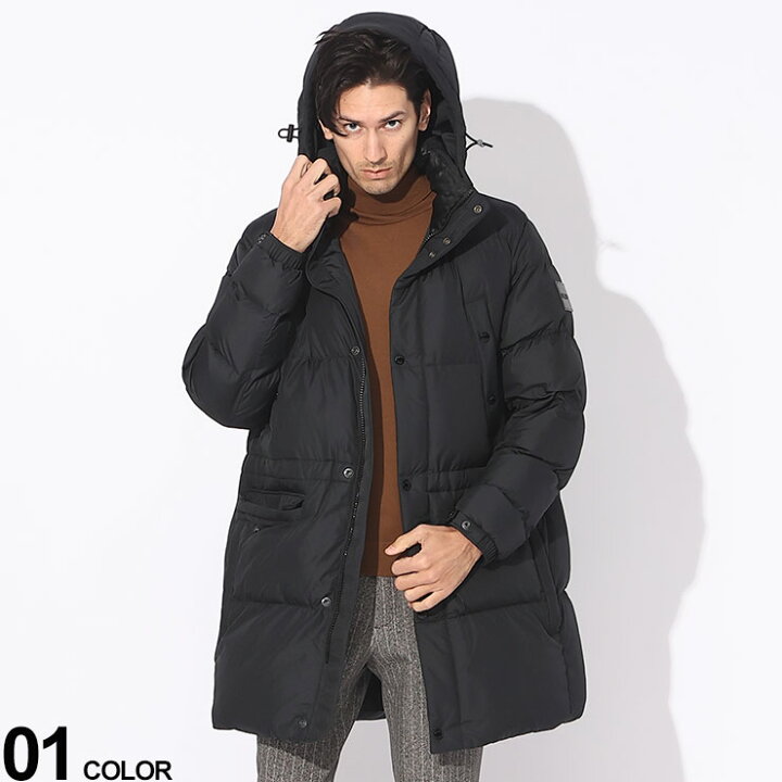 楽天市場】HUGO BOSS (ヒューゴボス) フード フルジップ 中綿 コート  