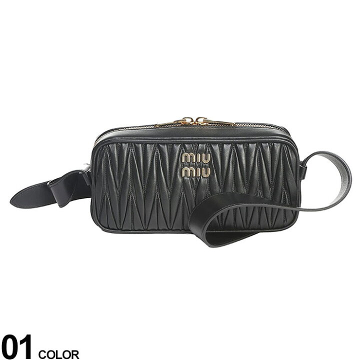 楽天市場】MIUMIU (ミュウミュウ) マテラッセレザー ショルダーバッグ  