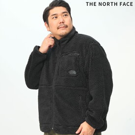 ノースフェイス ボアジャケット 大きいサイズ メンズ エクストリーム パイル フルジップ フリース ジャケット Extreme Pile Full-Zip Fleece Jacket ブルゾン スタンド 黒 THE NORTH FACE 暖か もこもこ 胸ポケット 刺繍ロゴ