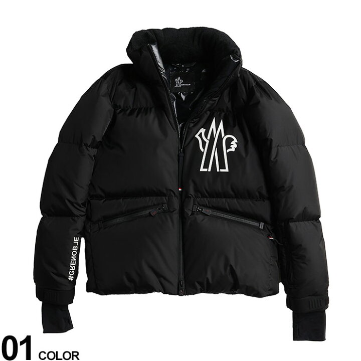 楽天市場】MONCLER (モンクレール) BIGロゴ フード収納 フルジップ 