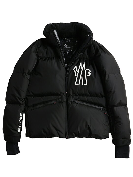楽天市場】MONCLER (モンクレール) BIGロゴ フード収納 フルジップ  