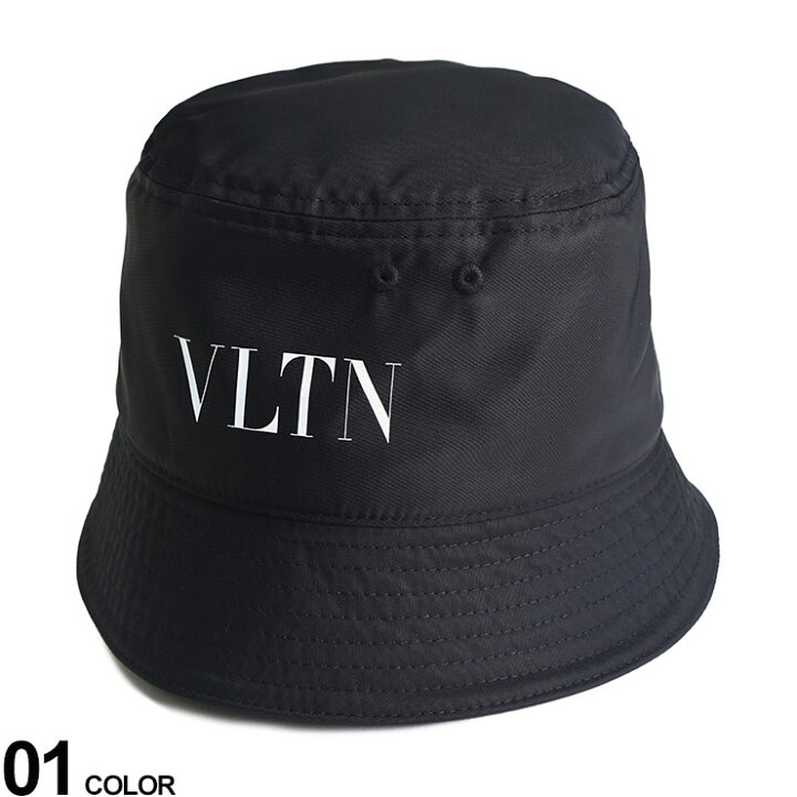 楽天市場】VALENTINO (ヴァレンティノ) ロゴプリント バケットハット 