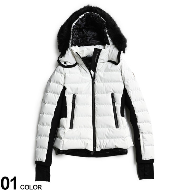 楽天市場】MONCLER (モンクレール) 防風 撥水 ファー着脱 フルジップ  