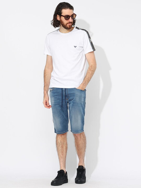楽天市場】DIESEL (ディーゼル) ウエストコード デニム ショートパンツ 