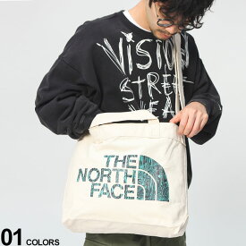 THE NORTH FACE (ザ ノースフェイス) 2WAY ロゴプリント トートバッグ ADJUSTABLE COTTON TOTEメンズ 男性 ユニセックス 鞄 バッグ ショルダー キャンバス NF0A81BR